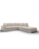 Lustgarden Großes rechtwinkliges Sofa, 300 x 290 x 85 cm, Mandelbeige
