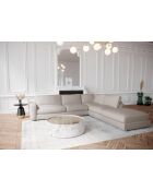 Lustgarden Großes rechtwinkliges Sofa, 300 x 290 x 85 cm, Mandelbeige