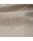 Fauteuil pivotant NELLY Tissu bouclette Beige - 81x98x77