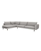 Isak hellgraues linkes Weitwinkelsofa - 262x92x85
