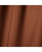 Linkes Ecksofa, ausziehbare Express-Matratze, 140 cm, RUBY, Terrakotta, Kord — 320x165x80