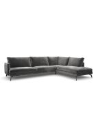 Unic breites rechtwinkliges Sofa aus Zinn, 300 x 202 x 83