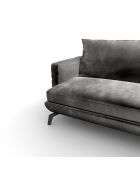 Unic breites rechtwinkliges Sofa aus Zinn, 300 x 202 x 83