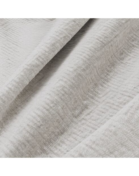 NOVA linkes Ecksofa Velvet mit cremefarbenen Mustern - 280x165x73