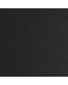 Sofá ancho angular Mikael cuero negro - 271x200x80