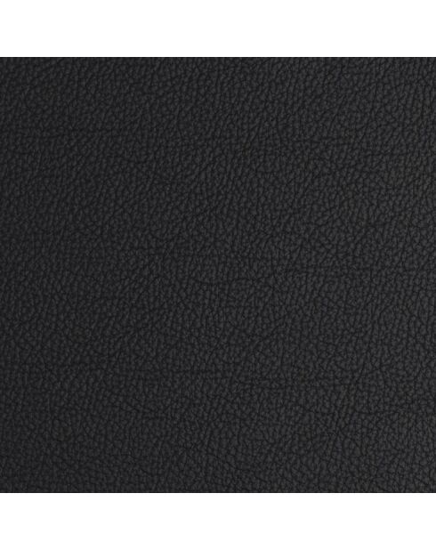 Sofá ancho angular Mikael cuero negro - 271x200x80