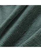 Divano NOVA 3 posti in velluto decorato verde smeraldo - 205x97x73