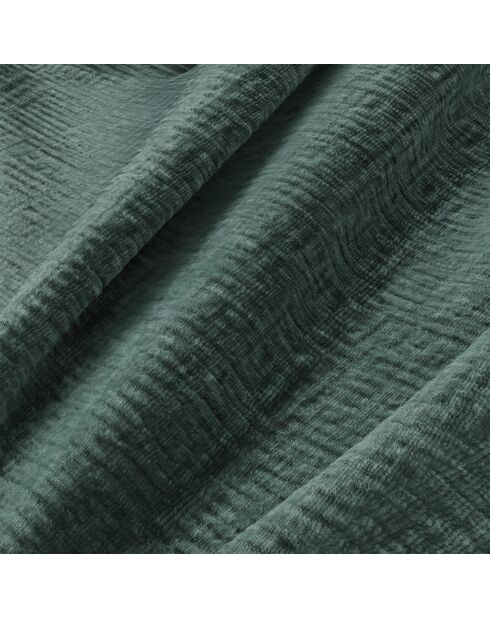 Divano NOVA 3 posti in velluto decorato verde smeraldo - 205x97x73