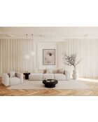 Rolf Crème 5-Sitzer linkes rechtes Sofa Corduroy Cord - 269x97x63