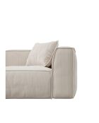 Rolf Crème 5-Sitzer linkes rechtes Sofa Corduroy Cord - 269x97x63