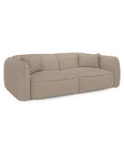 LIAM 4-Sitzer-Sofa Taupe Boucle Fabric - 230x90x74