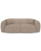 LIAM 4-Sitzer-Sofa Taupe Boucle Fabric - 230x90x74