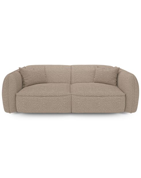 LIAM 4-Sitzer-Sofa Taupe Boucle Fabric - 230x90x74