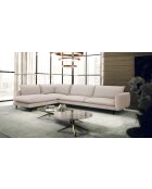 Divano grandangolare sinistro Isak beige sabbia - 262x92x85