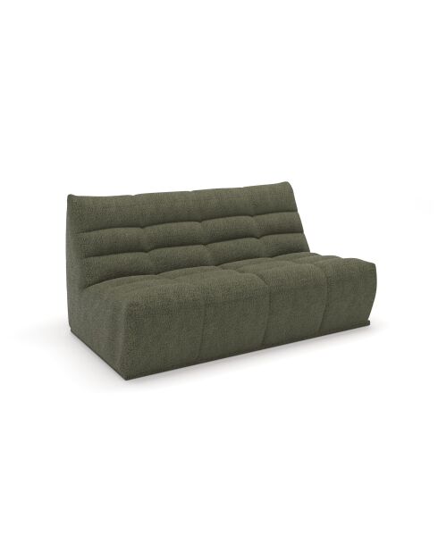 Jody modulaire 4-zitsbank Olijfgroene Boucle-stof - 205x112x80