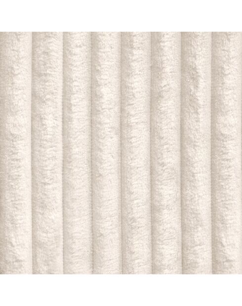 3-zitsbank met 2 sierkussens RUBEN Corduroy XXL Cream - 232x95x78