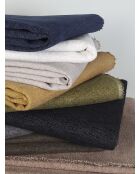 MERIDIENNE GAUCHE MIKAEL BEIGE TAUPE TISSU TRAME - 90x154x80