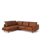 Isak Weitwinkelsofa links aus Kamelleder - 262x92x85