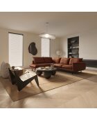 Isak Weitwinkelsofa links aus Kamelleder - 262x92x85