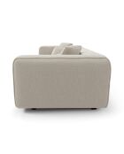 ROMY 4-Sitzer-Sofa Weich gewebter Duschstoff Beige - 304x105x70