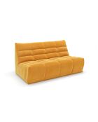 Jody 3-Sitzer-Modulsofa Velours MUSTARD - 175x112x80
