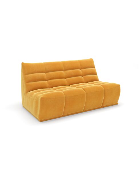 Jody Modulaire 3-zitsbank Velours MUSTARD - 175x112x80