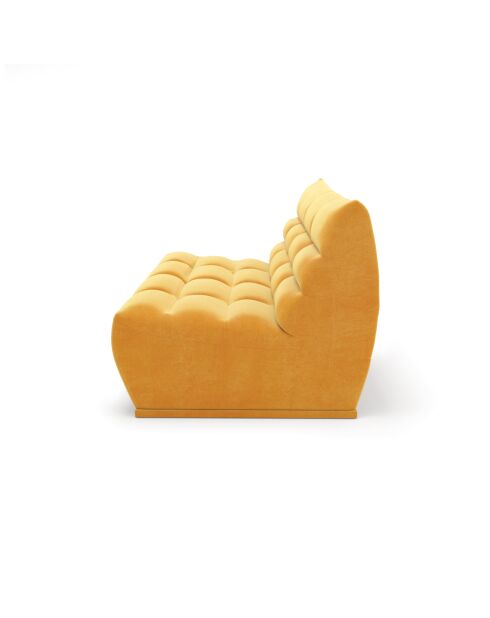 Jody Modulaire 3-zitsbank Velours MUSTARD - 175x112x80