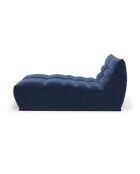 Méridienne modulable Jody Velours BLEU NUIT - 105x185x80