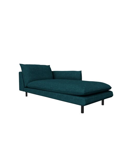 Méridienne ISAK droite Bleu pétrole - 60x160x85