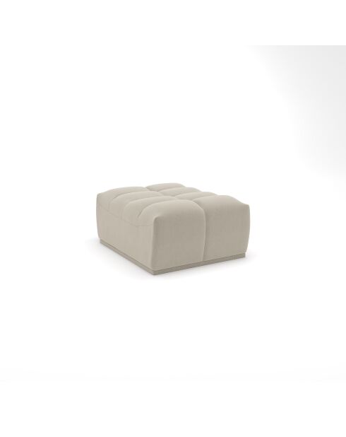 Jody modulaire voetenbank Beige corduroy - 85x105x44