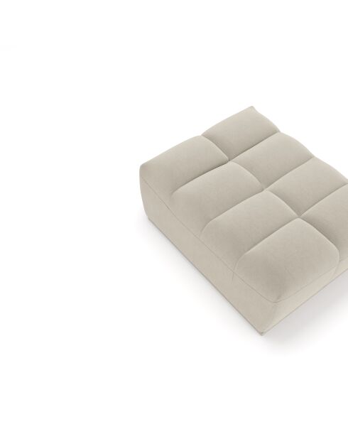 Jody modulaire voetenbank Beige corduroy - 85x105x44
