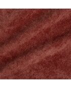 Fauteuil pivotant NELLY Velours côtelé Rouge Brique - 81x98x77