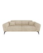 GLENN 3-Sitzer-Sofa Velvet Elefant beige - 220x90x74