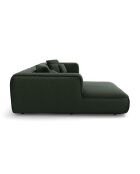 Linkes Ecksofa 280cm ROMY Soft-Touch-Webstoff khakigrün - 280x166x70