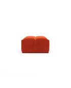 Jody Velours ORANGE modulaire voetenbank - 85x105x44