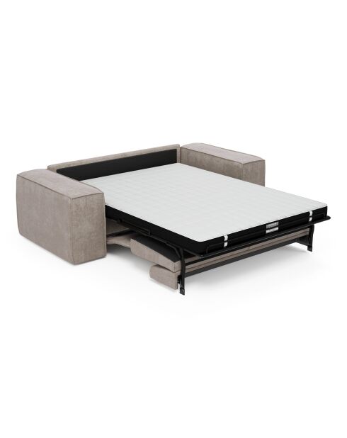 Colchón de sofá convertible Express 160 cm RUBY taupe velvet - 236x100x80