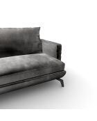 Sofá izquierdo unic gran angular gris peltre - 300x202x83