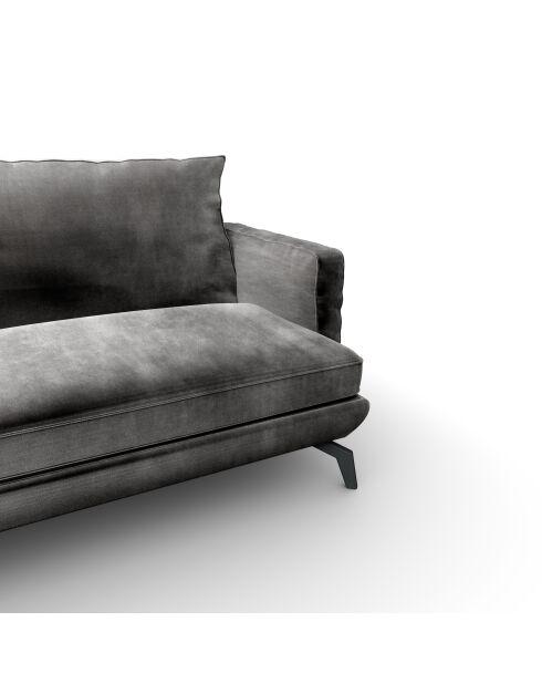 Sofá izquierdo unic gran angular gris peltre - 300x202x83