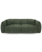 LIAM 4-Sitzer-Sofa Olivgrüner gewebter Samt - 230x90x74