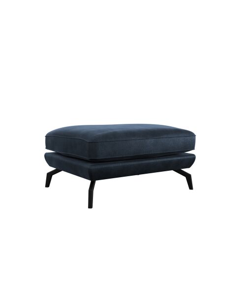 Unic Pouf Mitternachtsblauer Samt - 90x70x46