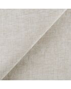 Canapé grand angle gauche convertible LIVA Velours texturé Beige - 283x180x73