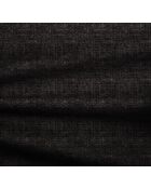 Linkes Ecksofa, umwandelbare Express-Matratze, 140 cm, RUBY-Matratze, dunkler anthrazitfarbener Samt — 320x165x80