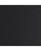 Divano grandangolare sinistro Mikael in pelle nera - 271x200x80