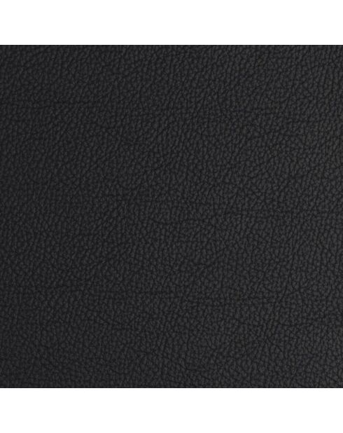 Divano grandangolare sinistro Mikael in pelle nera - 271x200x80