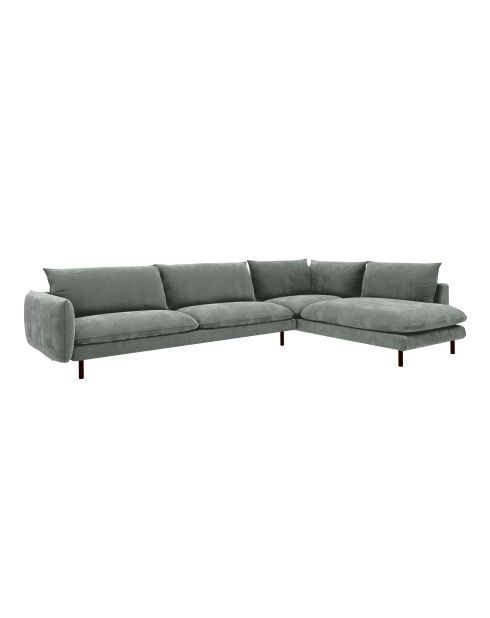 Isak hellgraues Weitwinkelsofa - 262x92x85