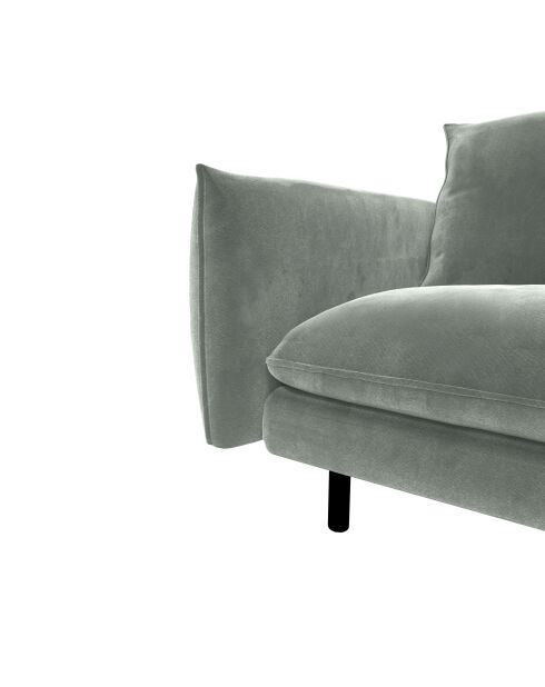 Isak hellgraues Weitwinkelsofa - 262x92x85