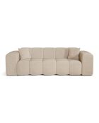 COVA 4-Sitzer-Sofa aus beigem Boucle-Stoff — 247x94x69,5
