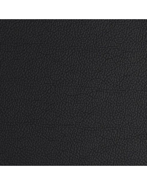 Divano ad angolo retto Isak in pelle nera - 235x92x85