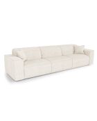 5-zitsbank met 2 sierkussens RUBEN Cream Corduroy - 323x95x78