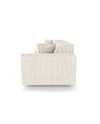 5-zitsbank met 2 sierkussens RUBEN Cream Corduroy - 323x95x78